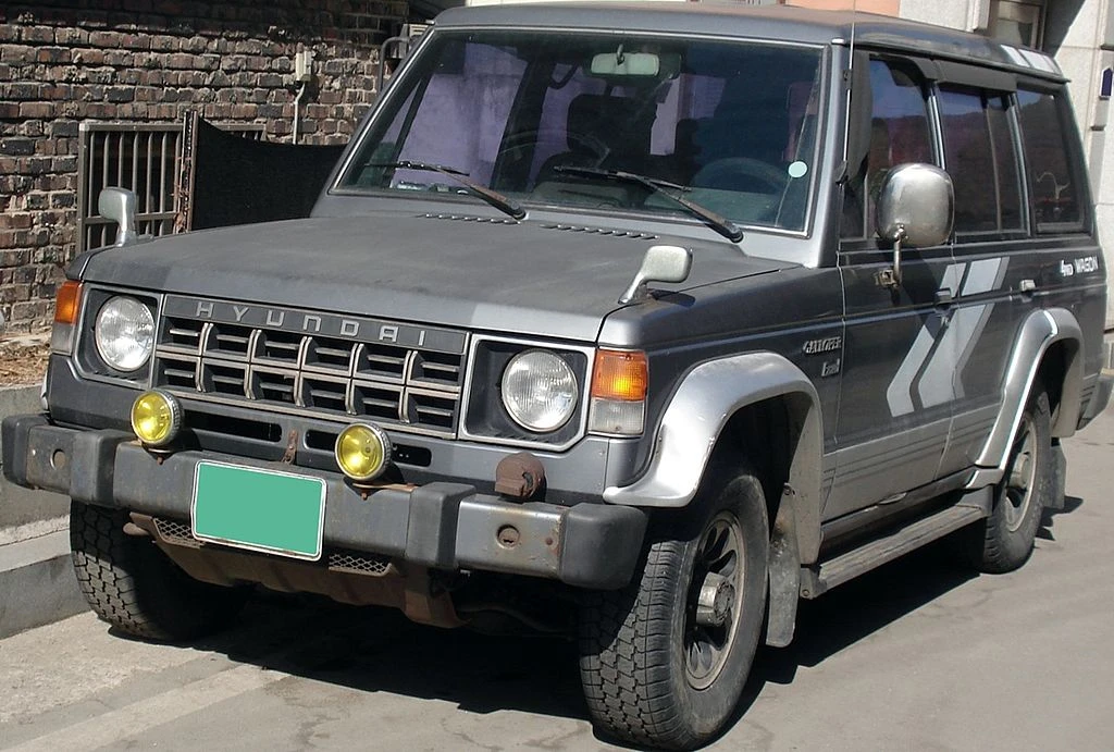 Hyundai Galloper II front aproapemasini