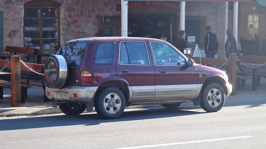 Kia Sportage NB rear side aproapemasini