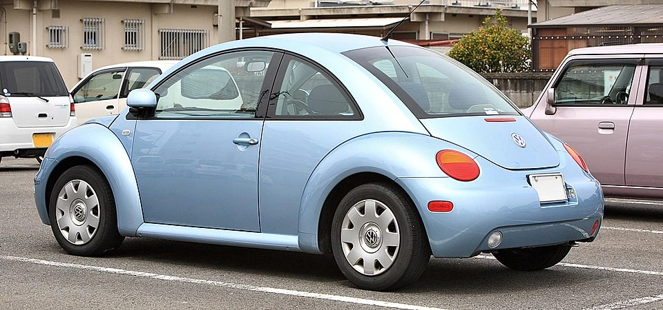 VW New Beetle I rear aproapemasini