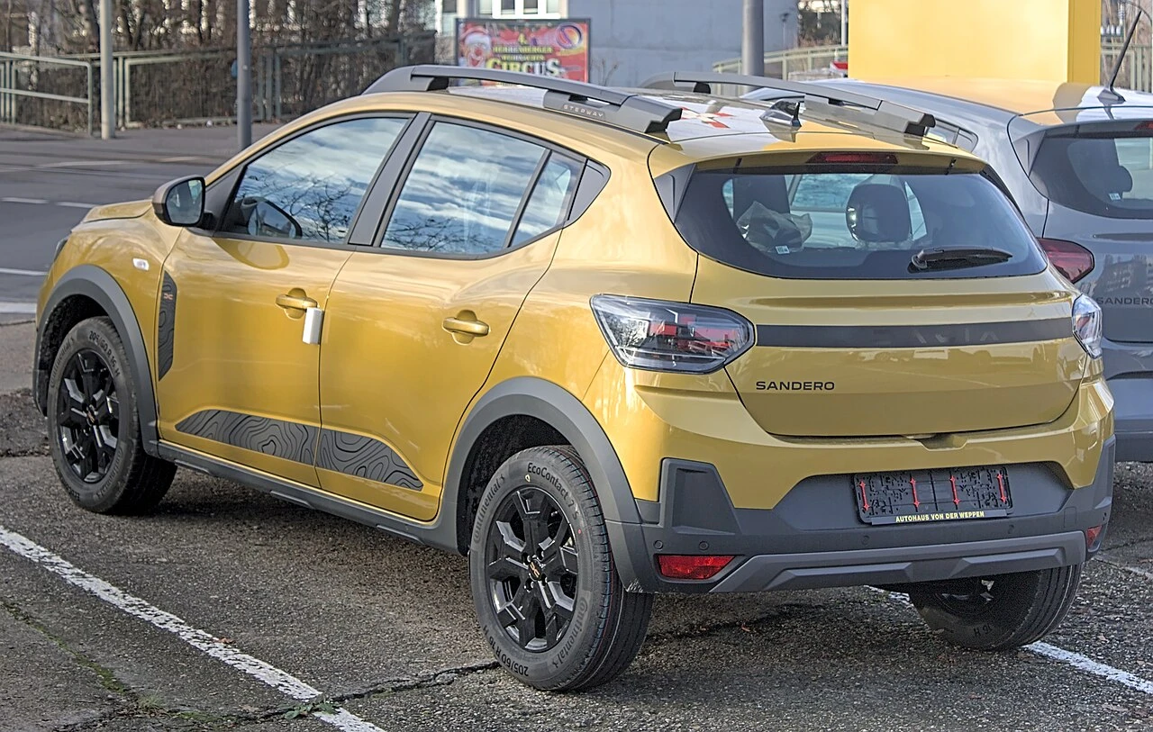 Dacia Sandero III rear aproapemasini