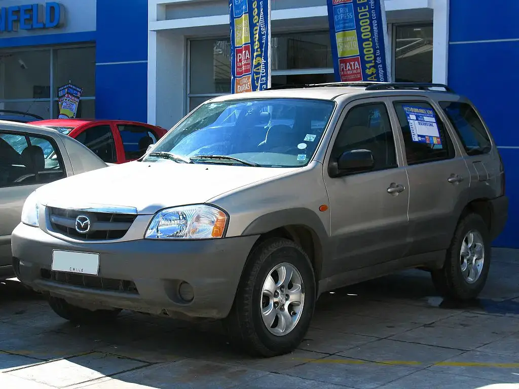 Mazda Tribute front side aproapemasini