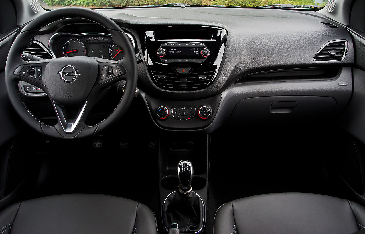 Opel Karl interior aproapemasini