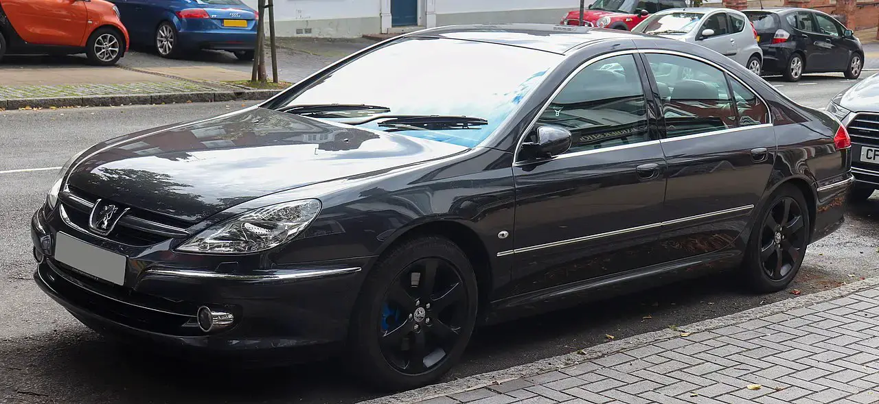 Peugeot 607 front side aproapemasini