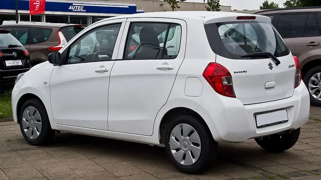 Suzuki Celerio rear side aproapemasini