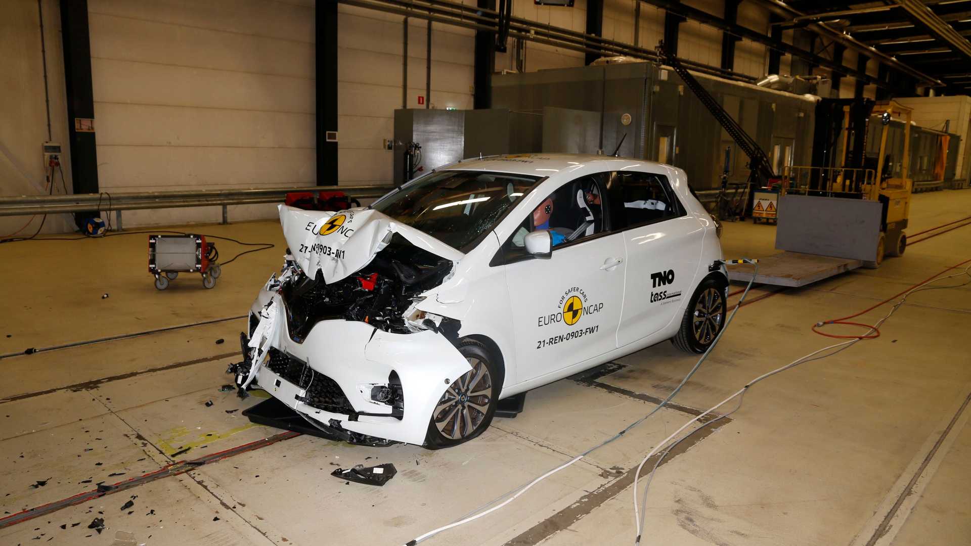 Renault Zoe, rating de zero stele Euro NCAP