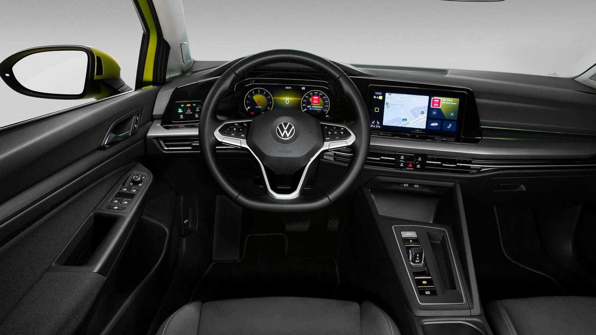 vw golf viii interior aproapemasini